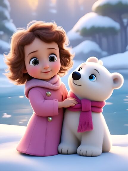 Ani and Misha the Snow Bear